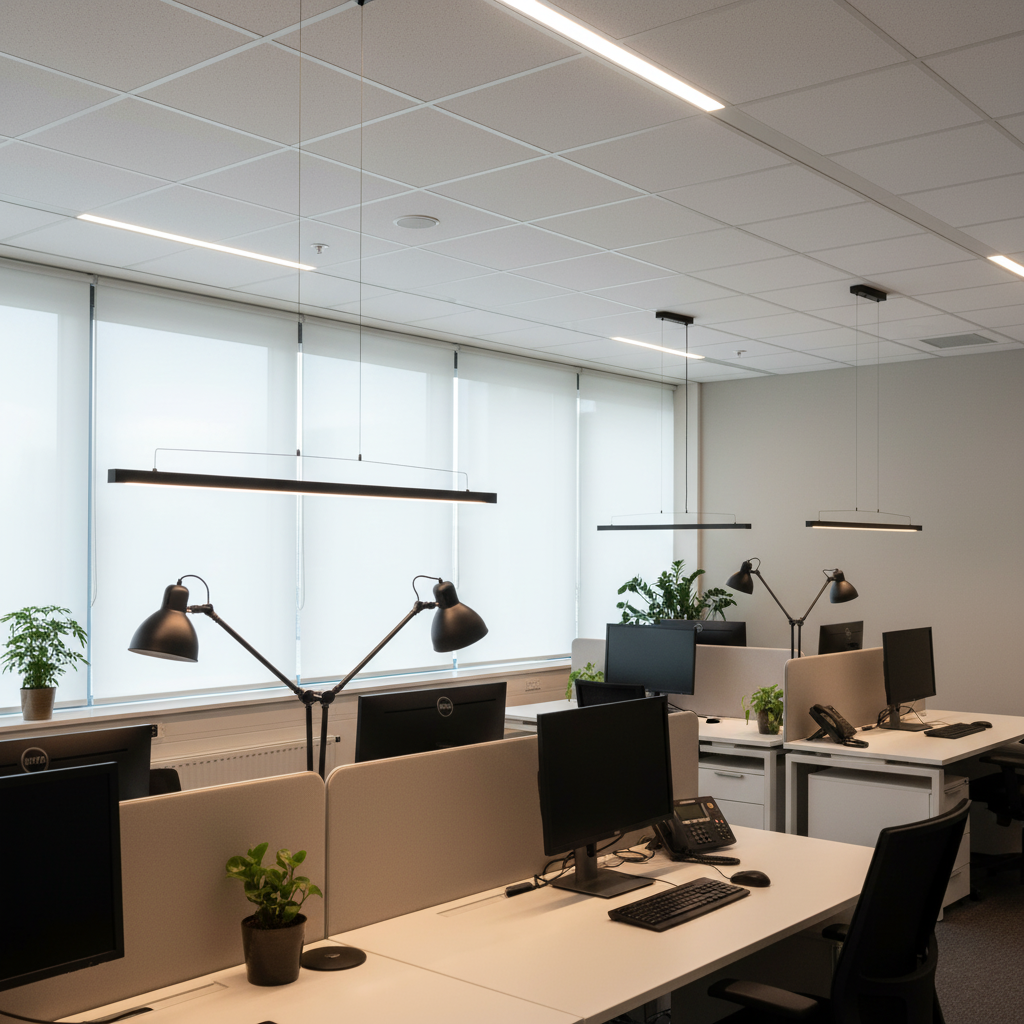Modern office lighting design